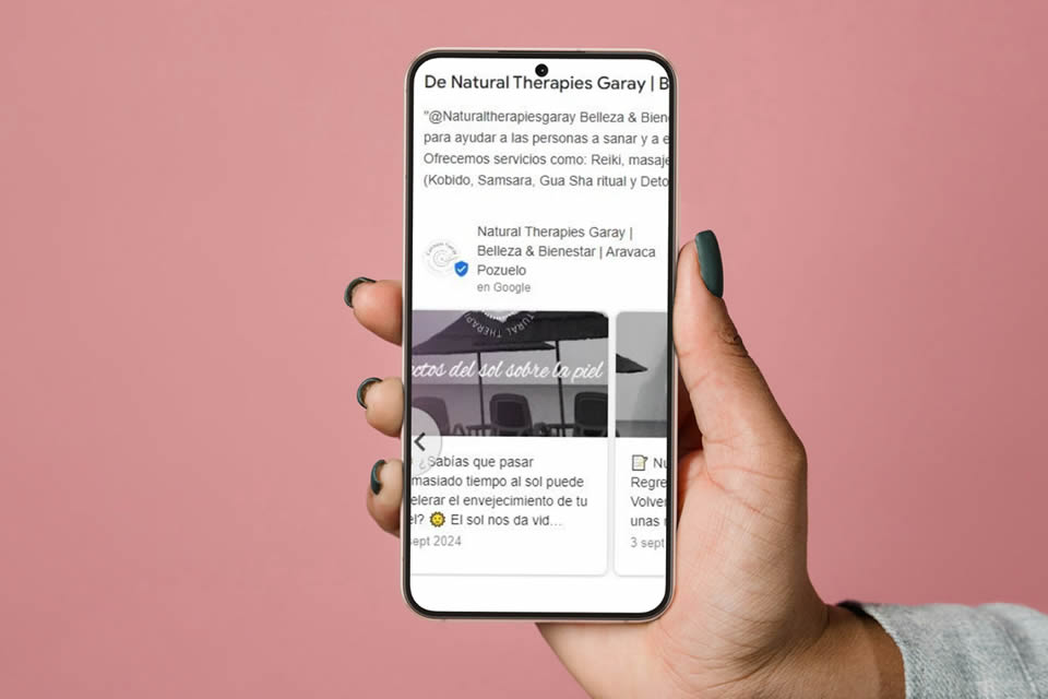 Uso de publicaciones en Google
