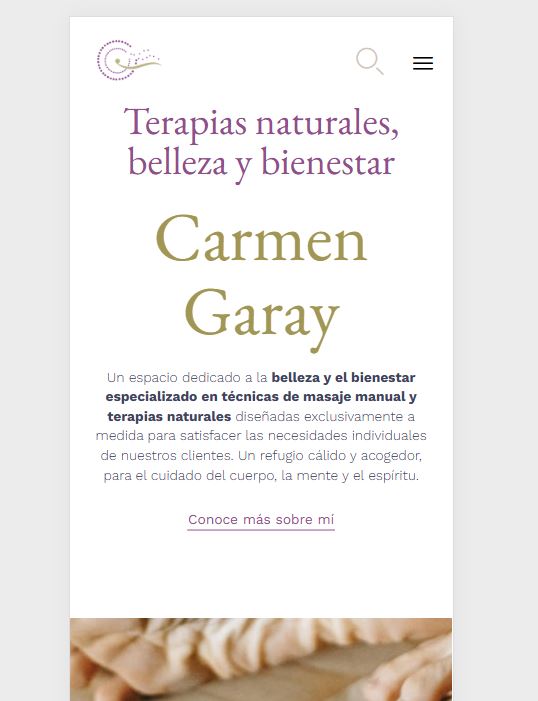 web adaptable Carmen Garay