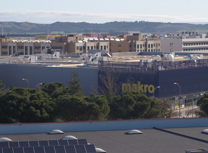 Grabación Aérea con dron centro comercial