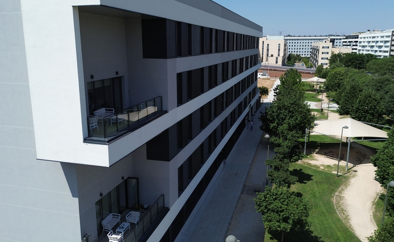 foto trabajo drone residencia