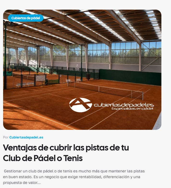 blog de Cubiertas pistas deportivas