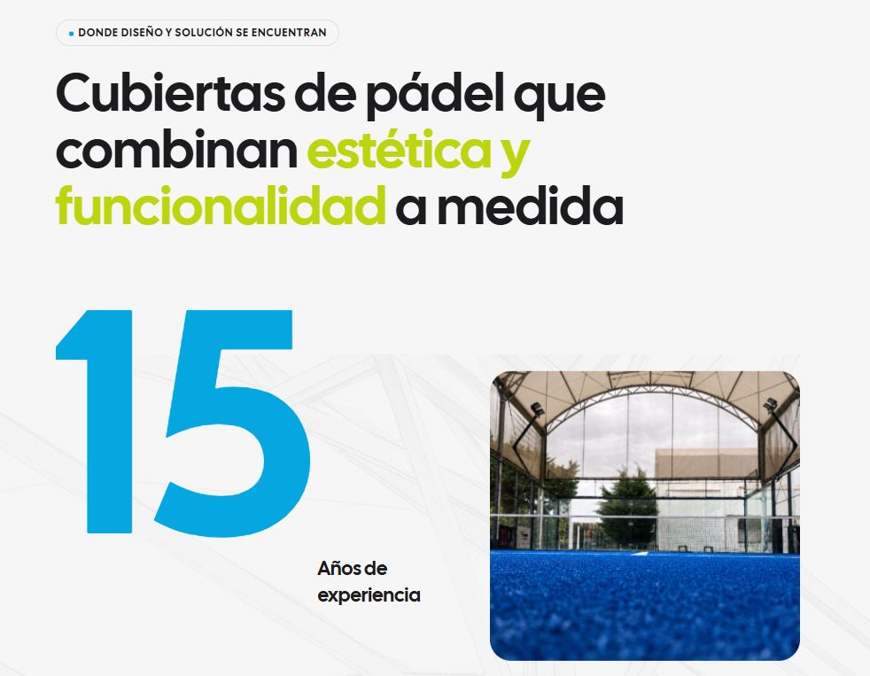 Cubiertas pistas deportivas