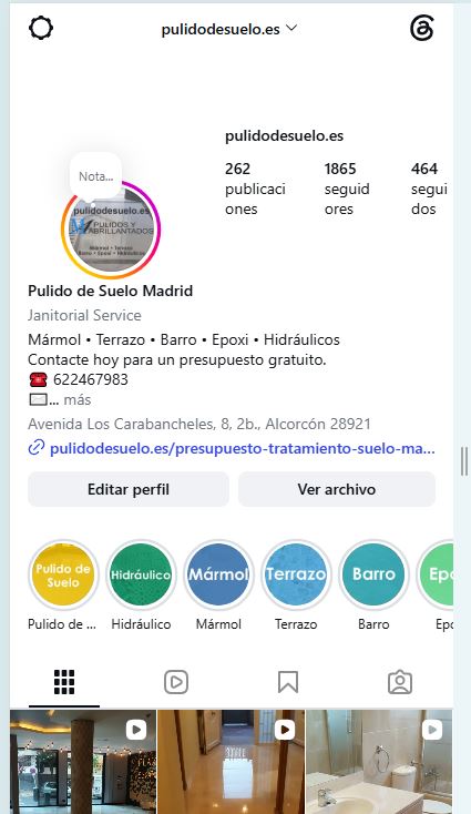 ig MA Pulido de suelo