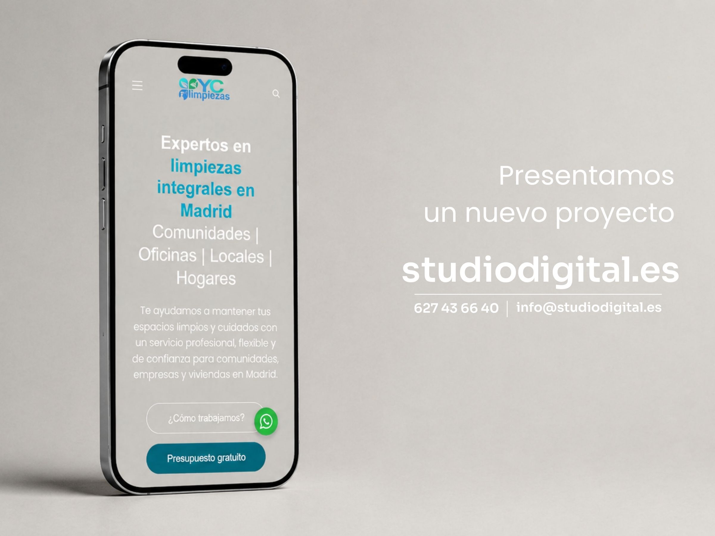 nuevo proyecto marketing web limpiezas
